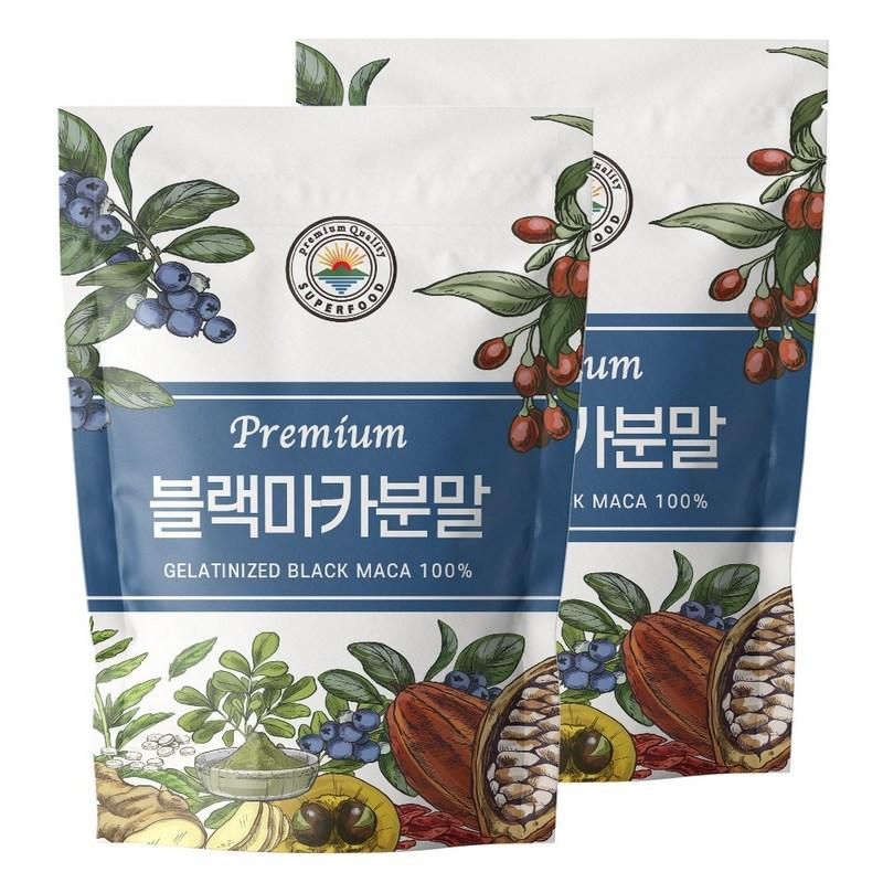 Черный мака порошок Haena Foods, продукт стерилизации, 500 г, 2 шт.