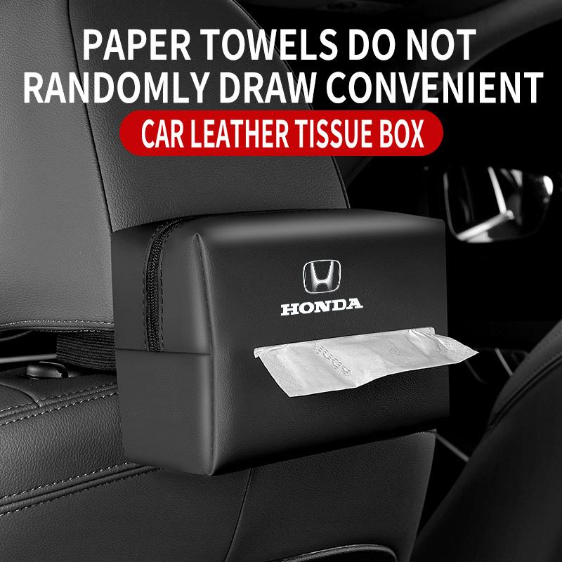 Suitable for Honda CRV sun visor car tissue box, Haoying Accord Civic XRV Fit Crown Road backrest armrest box hanging tissue bag OG5