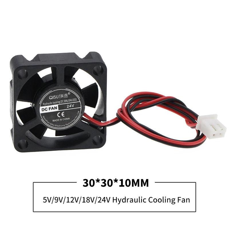 Hot! Cooling Fan 25x25mm 30x30mm DC 5V 12V 18V 24V Cooler Brushless Chipset Heatsink Mini Cooling Fan For Pinter Parts Projector