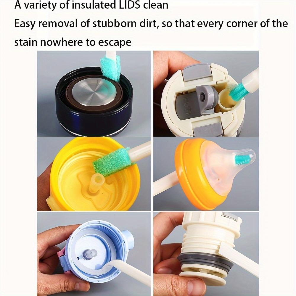 10 шт., маленькая щетка для чистки для узких мест, щелевая щетка, щелевая щетка с длинной ручкой, щетка для детализации, щетка для пазов, многофункциональная маленькая щетка