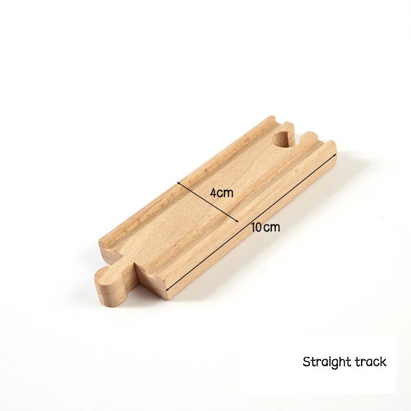 25 шт. деревянный мост, туннель, городская железнодорожная эстакада, игрушечный автомобиль, сцена, комбинированный поезд, рельсовые пути, аксессуары, буковый проигрыватель DIY