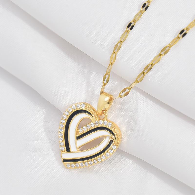 Ожерелье Love, женское, легкое, роскошное, дизайн, простой, темпераментный тренд, микро-инкрустированная цепочка на ключицу, ювелирное украшение