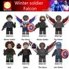 Winter Soldier Falcon Minifigures Karl Baron Zemo Building Blocks Kids Toys WM6117