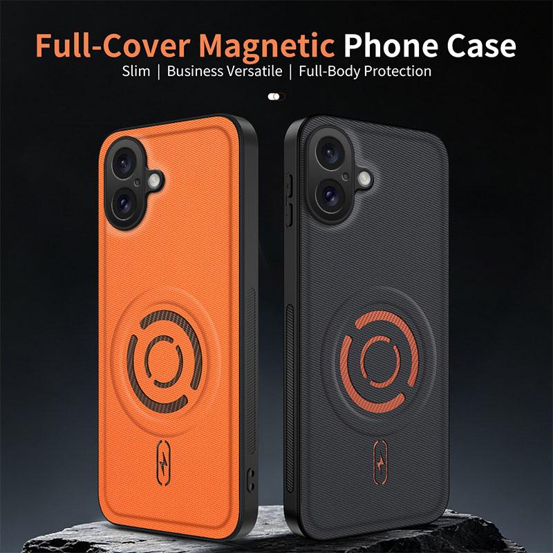 Для Apple iPhone 16 Чехол Apple iPhone 17 Обложка Чехол для телефона Роскошный Магнитный Силиконовый Ударопрочный Защитная задняя крышка Coque