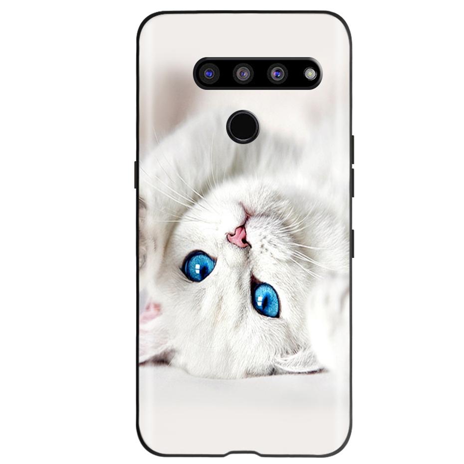 Чехол для LG V50 ThinQ 5G Модный узор Мягкий силиконовый ТПУ Чехол для телефона Для LG V50S ThinQ 5G V50 50S V500N V450 V510N Funda