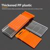 1Pcs Orange Drill Bits Storage Box Plastic Hardware Tool Box  For Twist Drill Tap Accessories
