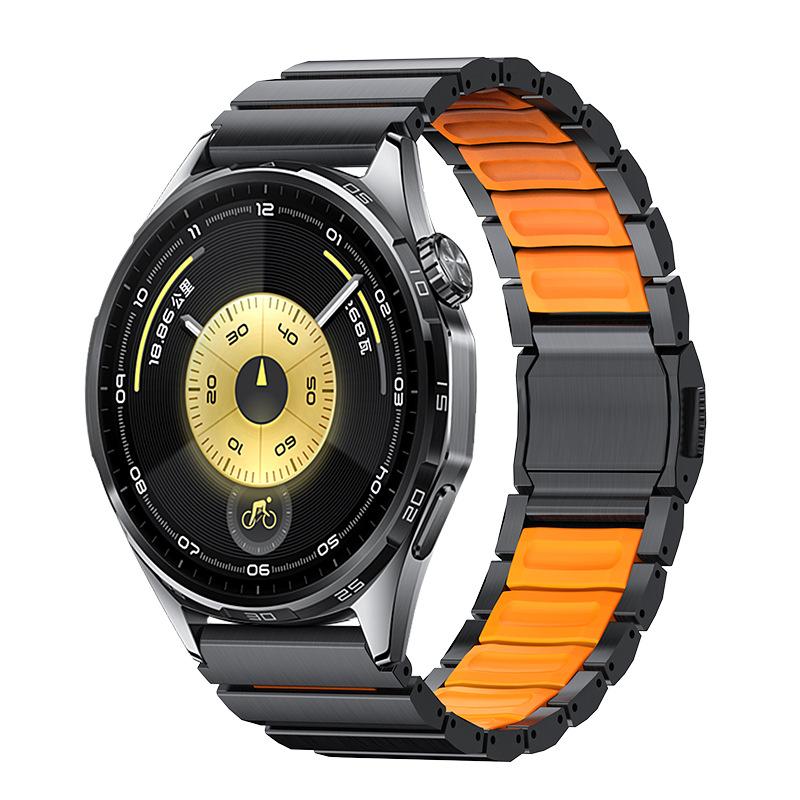 22 мм титановый металлический ремешок для Huawei Ultimate 2 1 Магнитный ремешок для Huawei Watch GT6pro GT5 46 мм Amazfit T-rex3PRO 48 мм