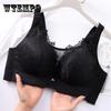 40-50 D E Thin Sexy Push Up Bra Women Plus Large Big Size Lace Bralette Lingerie Wireless Bra Fashion Underwear Brasieres
