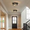 2 шт. Ретро-железный арт-светильник Simple Farmhouse Ceiling Light Recessed Halling Ceiling Lighting Подходит для спальни, прихожей, кухни