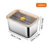 304 Stainless Steel Vacuum Fresh-keeping Box Heatable Bento Lunch Box Refrigerator Sealed Food Container With Lid