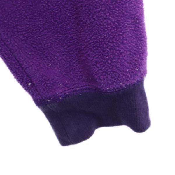 HUF Сделано в Японии пуловер Флисовая куртка M Фиолетовый Мужской Б/У