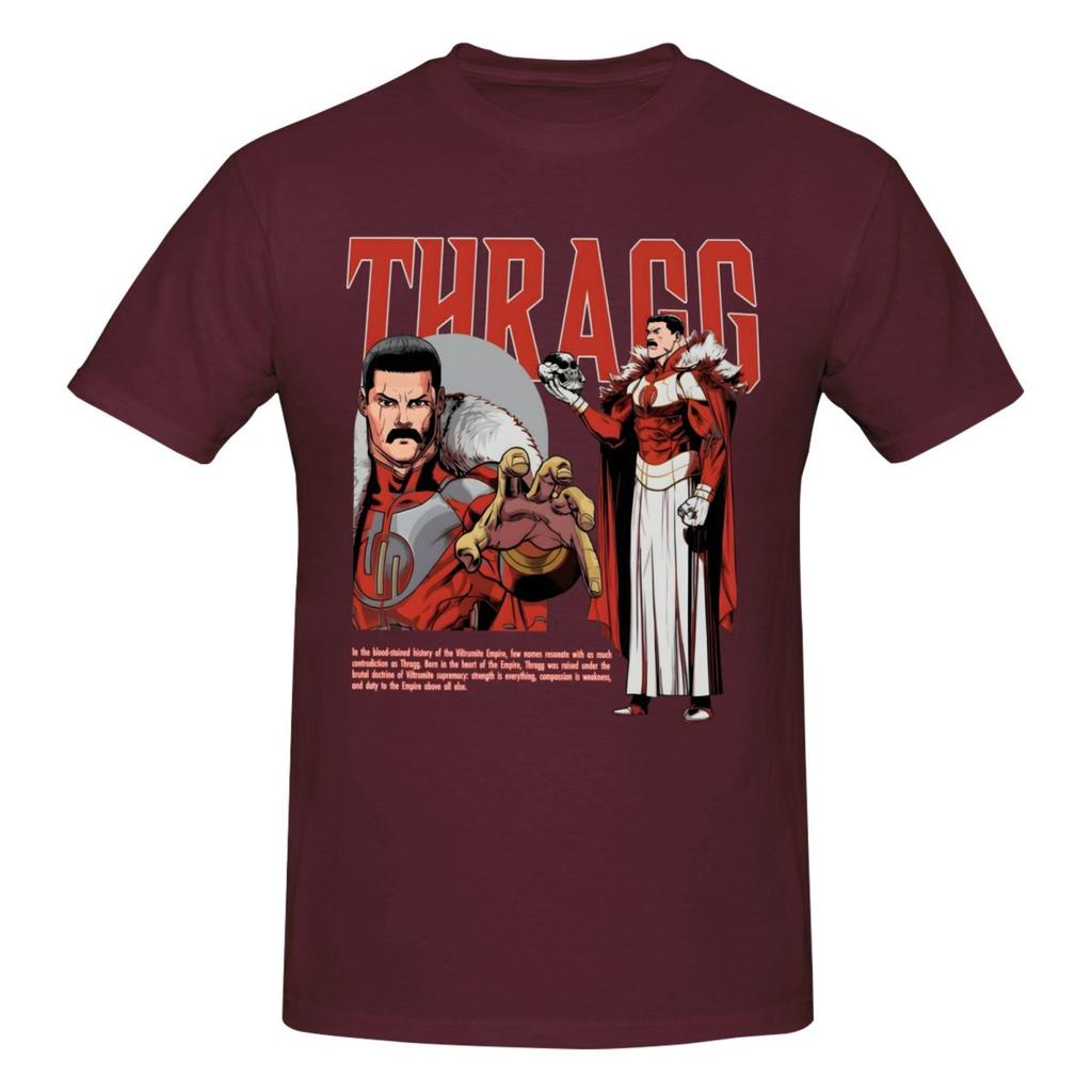Unisex THRAGG ICON Invincibled Anime Funny T Shirt Vintage Oneck Cotton Shirts