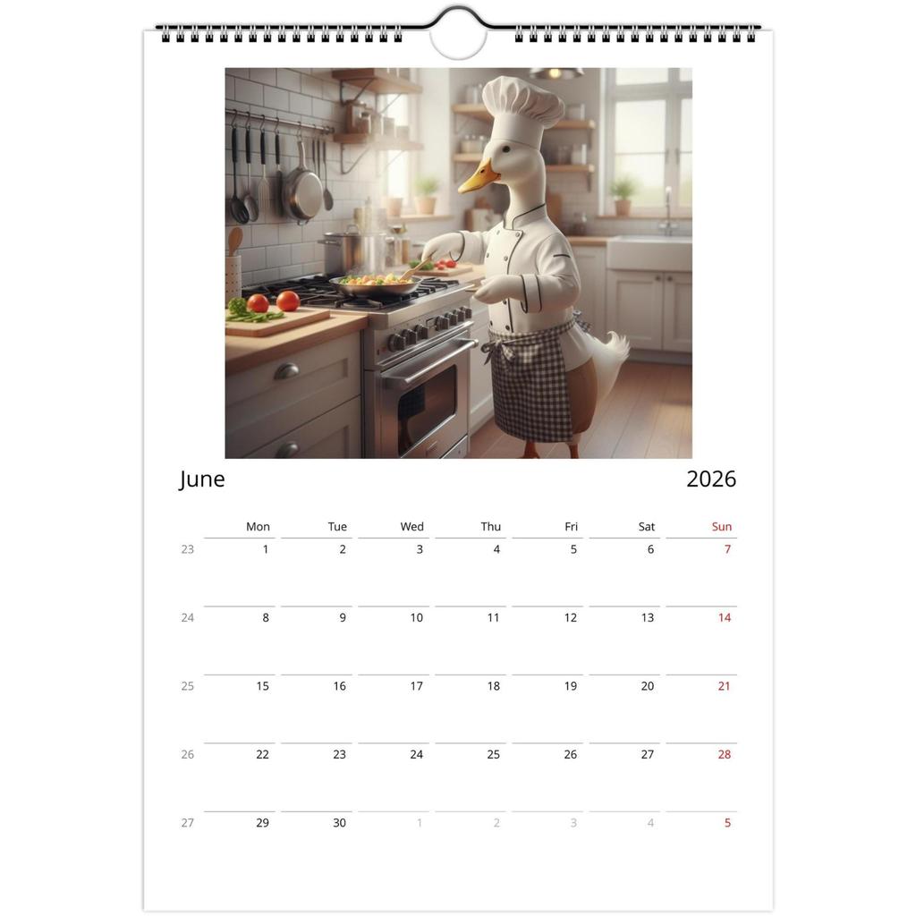 2026 Wall Calendar, Fun Themed Calendar, Fun Chat Gift, Perfect Choice For Home Use.