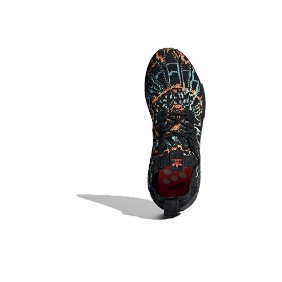 Adidas NMD_R1 Primeknit 'Black Glitch' G57941 Мужская обувь