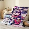 1PC Oshi No Ko Patterned Flannel Blanket Suitable For All Seasons For Home Decor Warmth And Comfort Gifts Holiday Present
