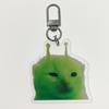 zip zip zap zap zip zip, alien cat meme, Alien keychain, Green Alien Cat Fun Cute Keychain, Backpack pendant