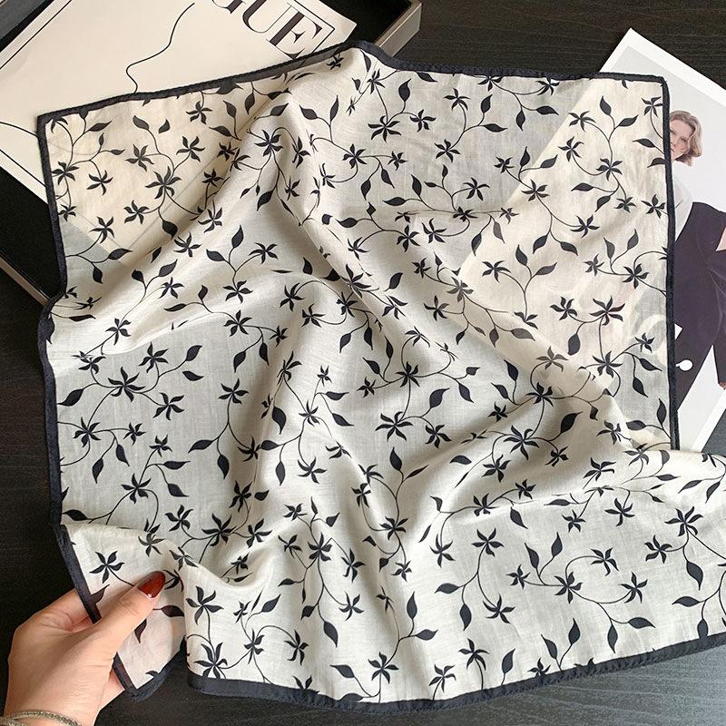 70% хлопок 30% шелк Шарф Женский Летний Хиджаб Бандана Фуляр Женская Повязка на голову Пашмина Шарфы Эшарп Шаль Накидка на голову Пашмина