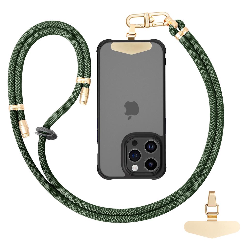 LEEU DESIGN 120 см плечевой ремень для смартфона с металлическим креплением, регулируемый полиэстеровый шнурок для мобильного телефона