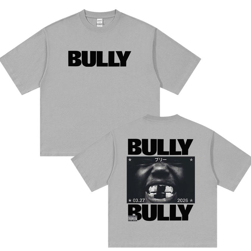 Rapper Kanye West Bully New Album 2026 Graphic T Shirt Unisexs Hip Hop Pop Music Short Sleeve Tshirt Retro Cotton Tees Streetwear