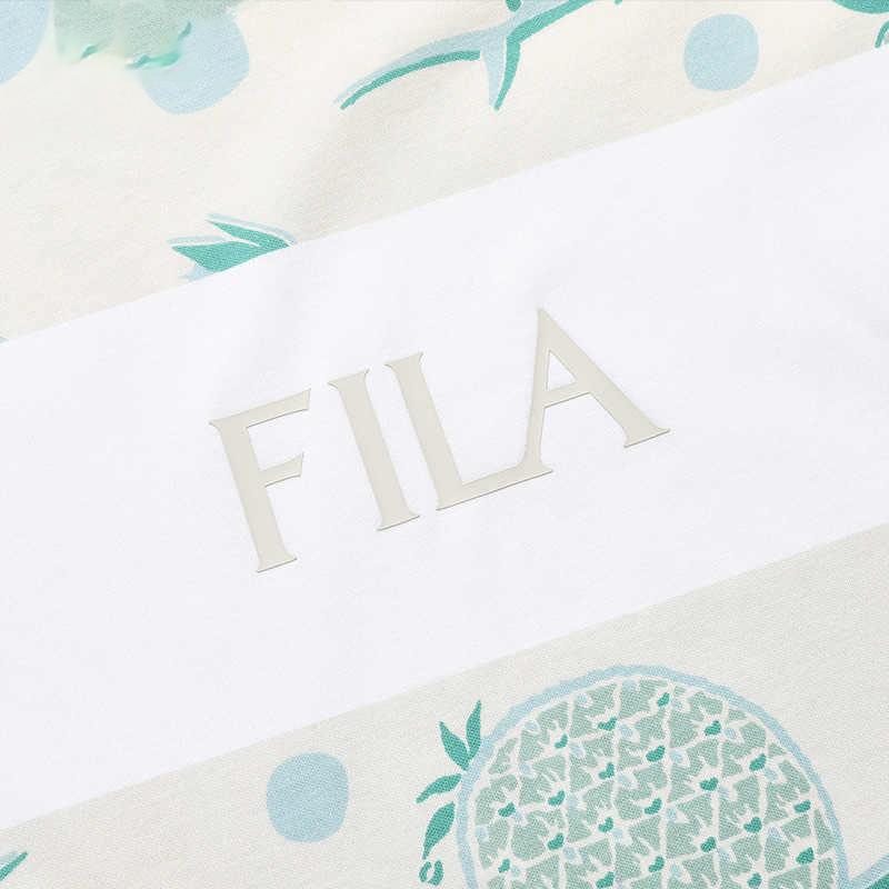 Fila X MIHARA YASUHIRO SS22 Футболка мужская с принтом логотипа и ананаса, повседневная, хлопковая, с коротким рукавом, топы, светло-туманно-серая F11M223106F-GY