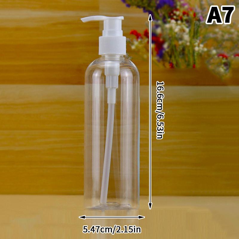 Portable Vacuum Press Type Spray Bottle Shampoo Bottle Empty Refillable Makeup Cosmetics For Cream Liquid Lotion Bottles