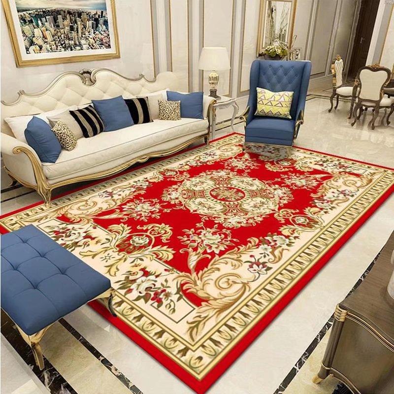 Классический ковер в европейском стиле для дворцовой гостиной, семейный ковер для гостиной, спальни, ковер в европейском стиле в стиле ретро