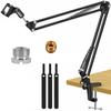 RINHAPI Microphone Arm Microphone Stand Microphone Boom Arm Stand Adjustable Angle Black