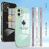 Colorful Printing Patterns Square Edge Pattern Casing Plated Phone Shell Luxury Plating Soft Phone Case for Huawei Honor Xiaomi Redmi