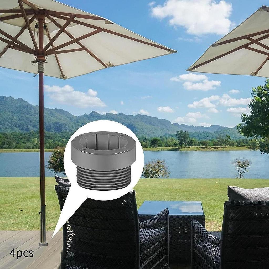 4 Pack Pool Umbrella Stabilizer Inserts for 1.75inch Deck Opening