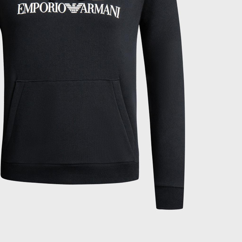 Emporio Armani EA7 Осень/Зима 23 Свитшот Мужской Черный 6RPM17-PJSLZ-1200