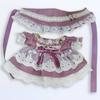 Niannyyhouse 20cm Doll Purple Lace Doll Baby Cotton Doll for Plush Toys Clothes, European-Style Dress, Clothes, Dress-Up, Clothes,