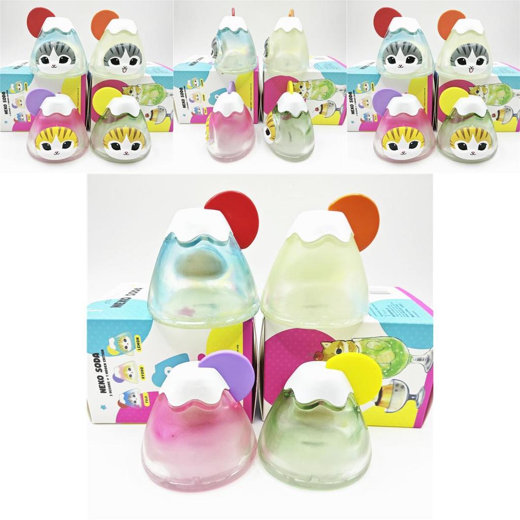 Милый Кот Удача Песок Гора Фудзи Дарума Желейный Пудинг Коллекция Игрушек из Слепой Коробки