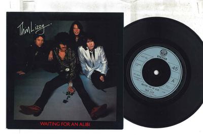 7-дюймовая пластинка THIN LIZZY - Waiting For An Alibi / With Love LIZZY003 VERTIGO 1979 UK Рок Б/У