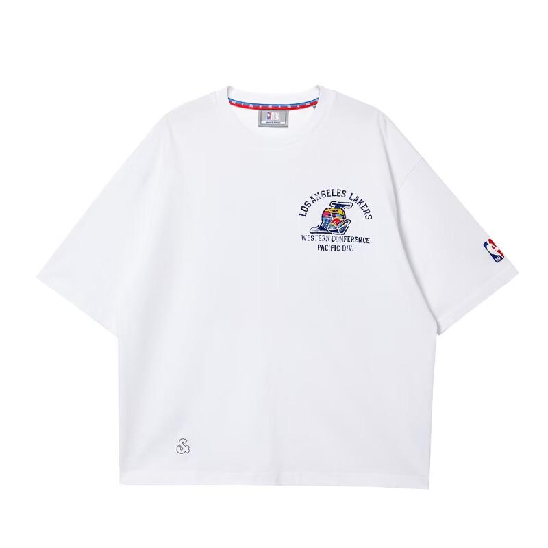 Jack & Jones NBA Lakers Co-branded Crew Neck Cotton T-Shirt
