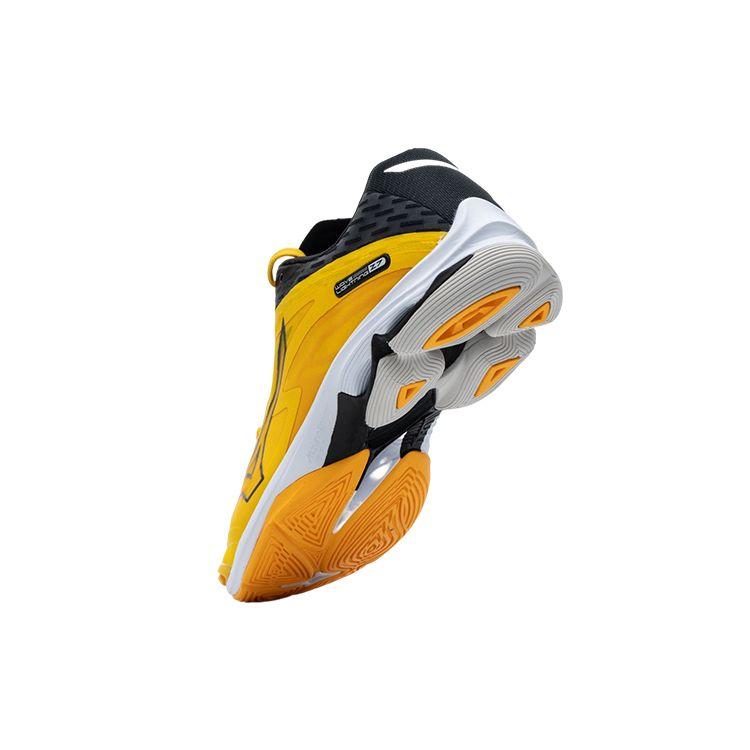 Mizuno Волейбольные кроссовки Wave Lightning Z7 с низким верхом, нескользящие, прочные, с амортизацией, унисекс, желто-черные V1GA220012