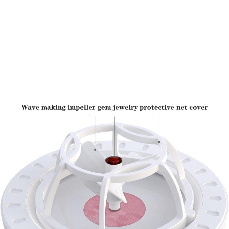 Portable Household Fruit and Vegetable Cleaning Machine, Electric Mini Dishwasher, Turbo Electric Wave Cleaner, USB Charging