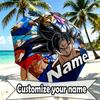 Персонализированный зонт с принтом DRAGON BALL, Автоматическое открытие/закрытие, Прочный 8-реберный каркас, Для поездок на работу, кемпинга, походов, Подарок на день рождения
