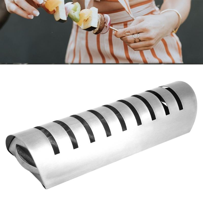 Нержавеющая сталь Коптильня для барбекю Приготовление копчением Генератор дыма Барбекю Гриль Коптильня Коробка Труба Аксессуары для гриля Простота в использовании