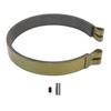 6 Inch Brake Band and Pin Kit Steel Alloy High Friction Ceramic Brake Band Pin Set for Go Kart ATV Mini Bike