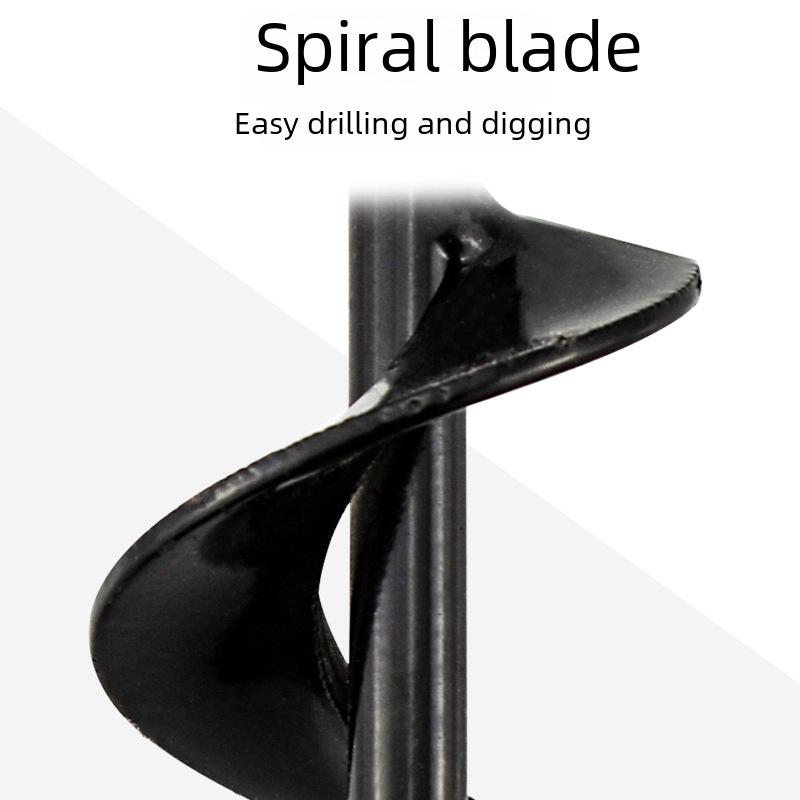 Garden Spiral Drill Bit Tool for Planting and Soil Loosening