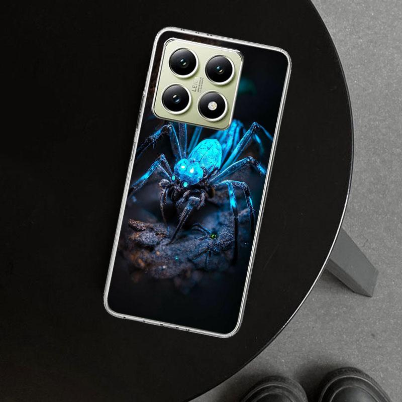 Чехол для телефона Черная Вдова Паук Насекомое для Xiaomi Redmi Note 15 14 13 12 11 Pro Plus 14S 12S 11S 11T 11E 10S 10 Индивидуальный F