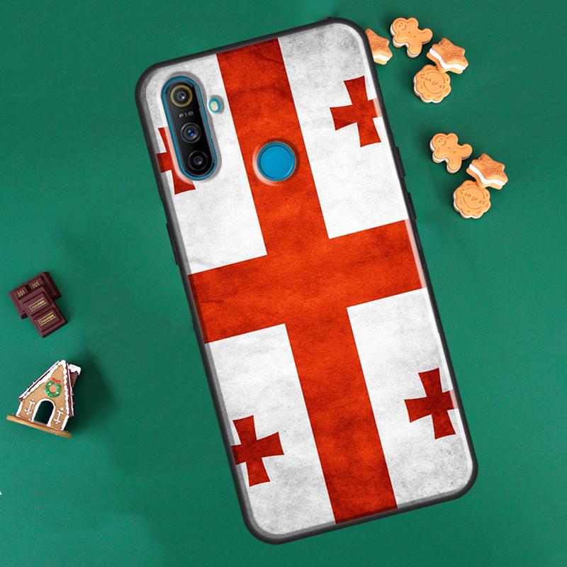 Флаг Грузии в стиле гранж для Realme GT Neo 2 7 8 Pro 8i 9i C3 C21, чехол для OnePlus 10 Pro 9 Pro Nord2 8T 9R