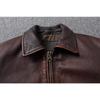 Китайский размер Vintage Red-Browm Flight A2 Мужская натуральная кожаная куртка Light Covered First Layer Cowhed Мужские куртки Осень и зима Пилот кожаная куртка