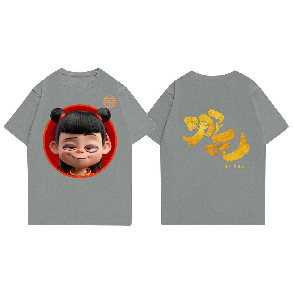 Женская повседневная футболка с круглым вырезом и короткими рукавами с принтом