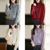 Womens Knit Cardigan With Andy Plush Fabric For Casual Office Wear
