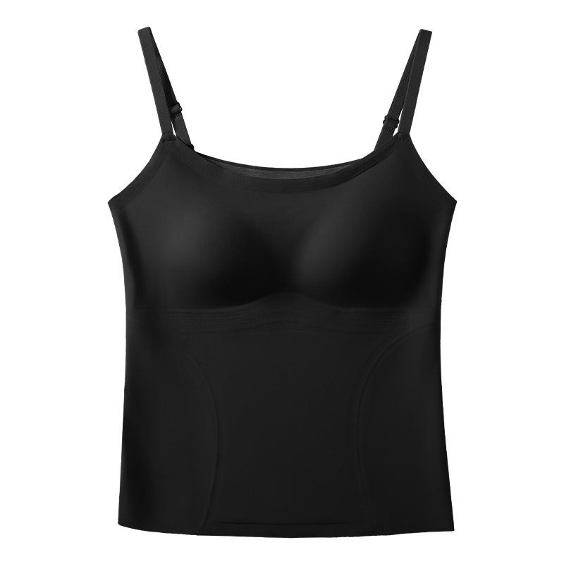 Женский базовый слой L3 из шерсти и шелка, фланелевый, с чашечками и покрытием