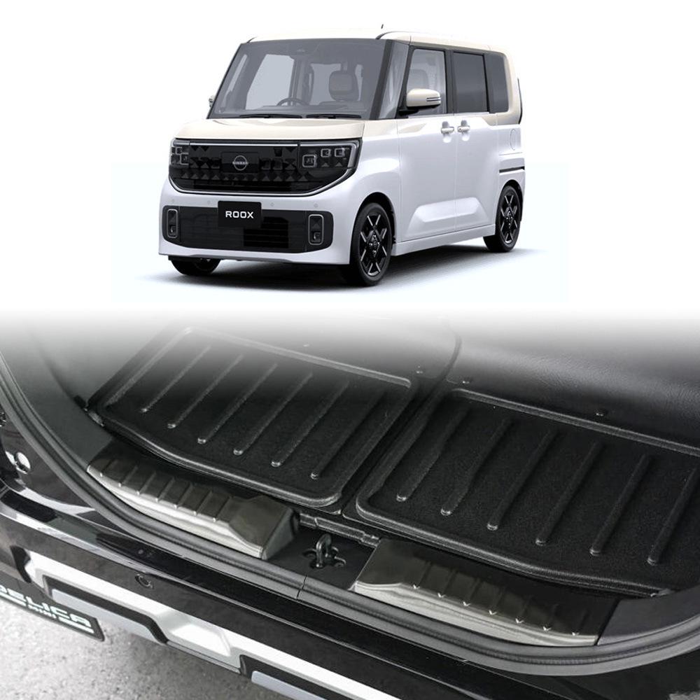 Накладка на порог заднего бампера из нержавеющей стали для 25 моделей Nissan ROOX
