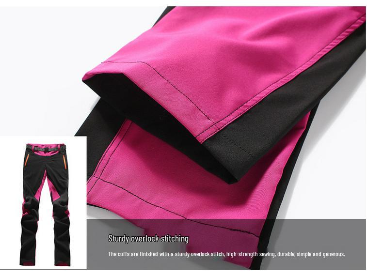 Women's Color-Block Quick-Dry Slim-Fit Mountaineering Pants