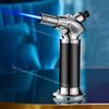 3-Fire Jet Flame кухонный металлический пистолет 1300 ° C сварочная горелка ветрозащитная кулинария барбекю надувной бутановый газовый зажигалка для сигар на открытом воздухе 2024