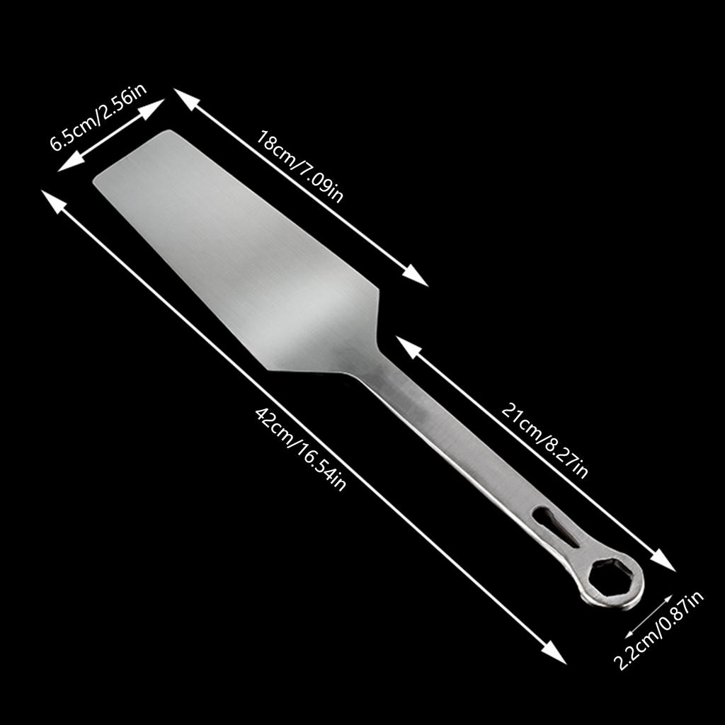 Многофункциональный шпатель для кирпича и штукатурки, скребок для шпатлевки, двухсторонний дизайн, кладка и плитка, 2 в 1